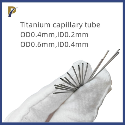 Ultra-Small Diameter 0.4mm 0.6mm Capillary Tube Titanium Capillary Pipe